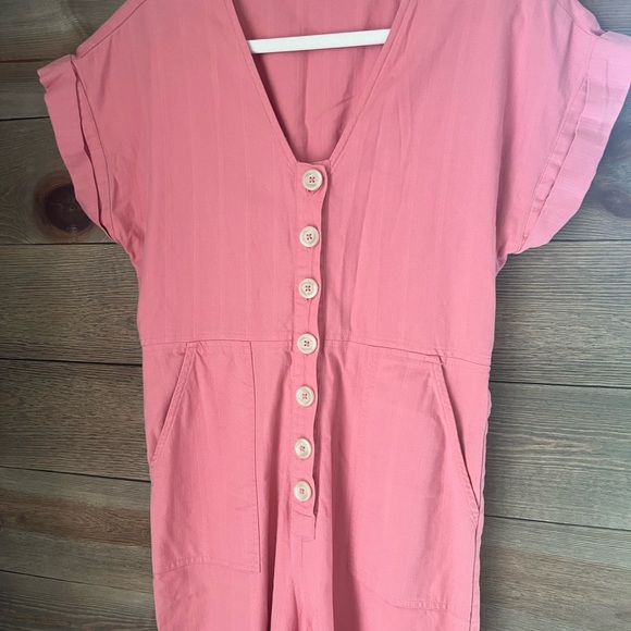 Madewell jumpsuit in pink - Picture 2 of 5